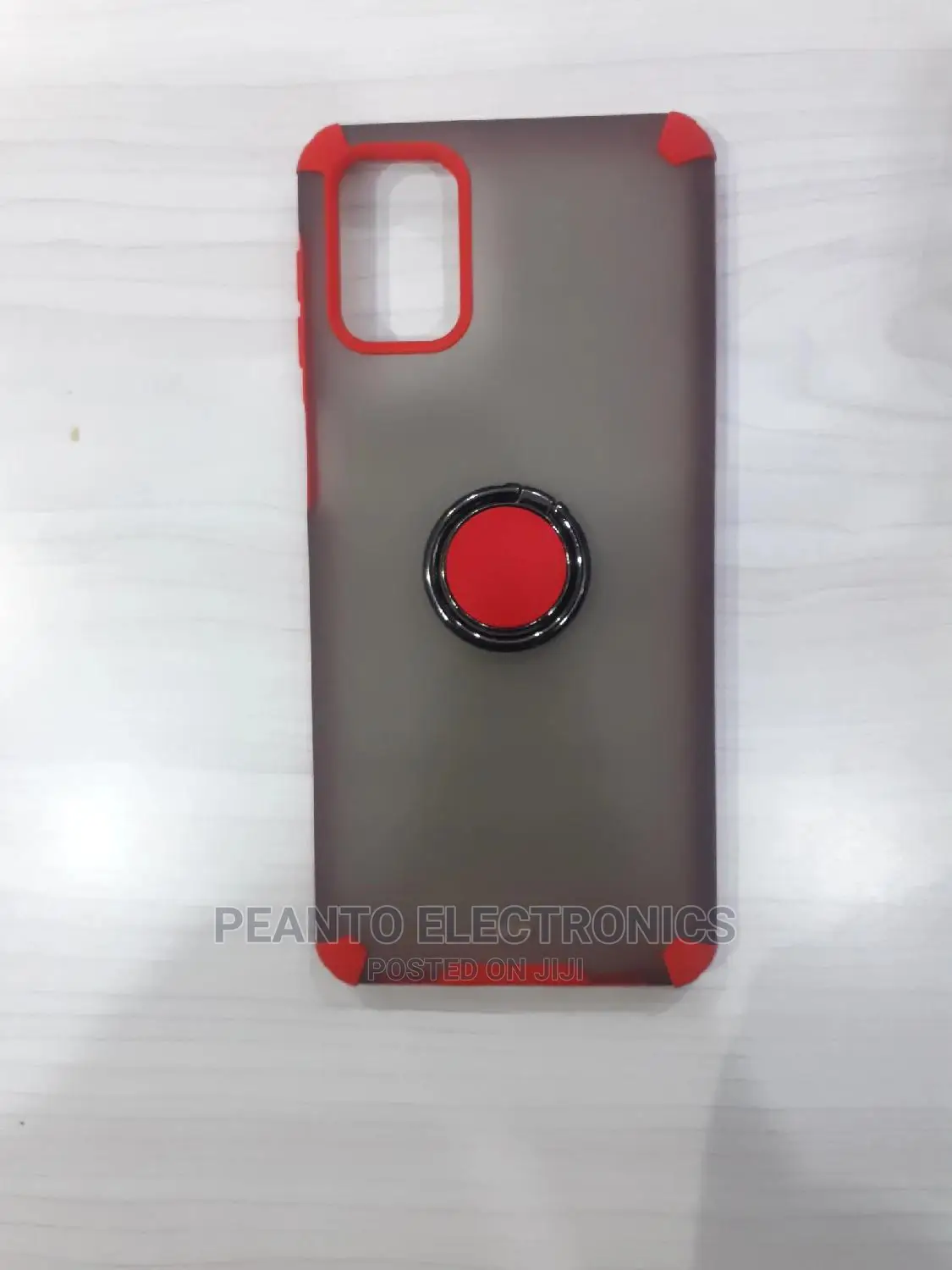 Phone Case for Samsung M31s Red/Clear