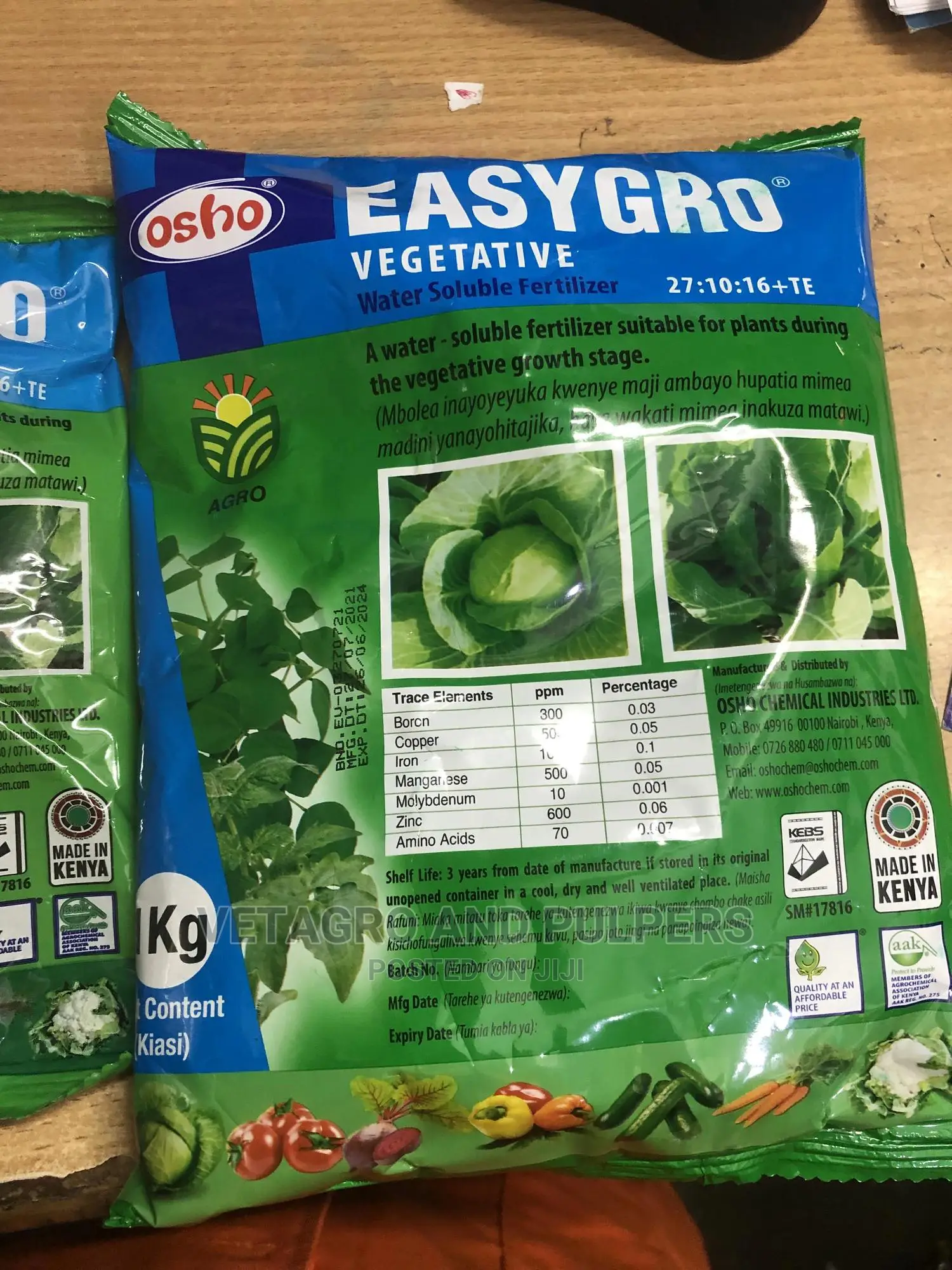 Easy Gro Vegetative Fertilizer 1kg