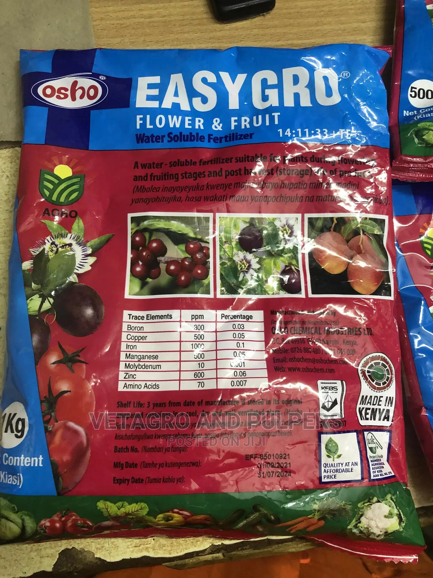 Easy Gro Fruit and Flower Fertilizer -1kg