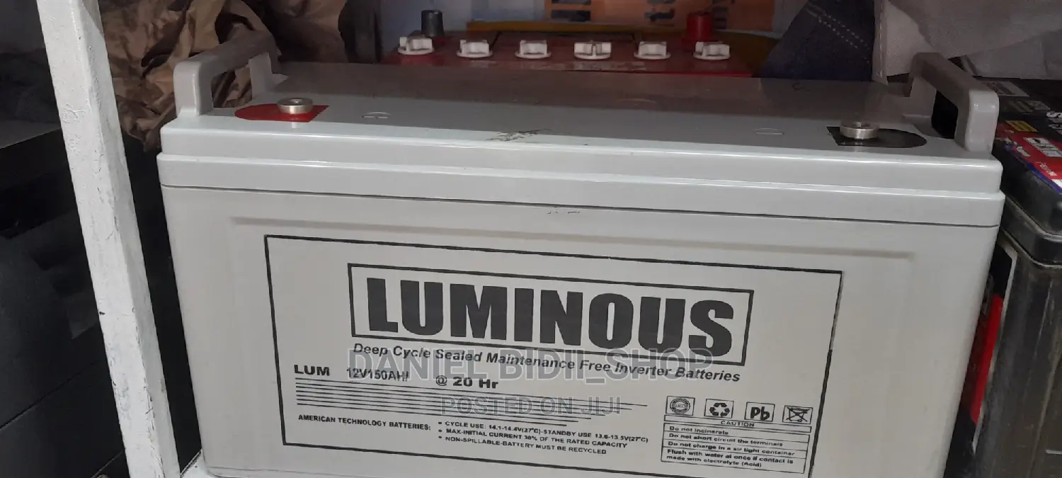 Luminous Maintanance Free Deep Cycle Battery 150ah 12v