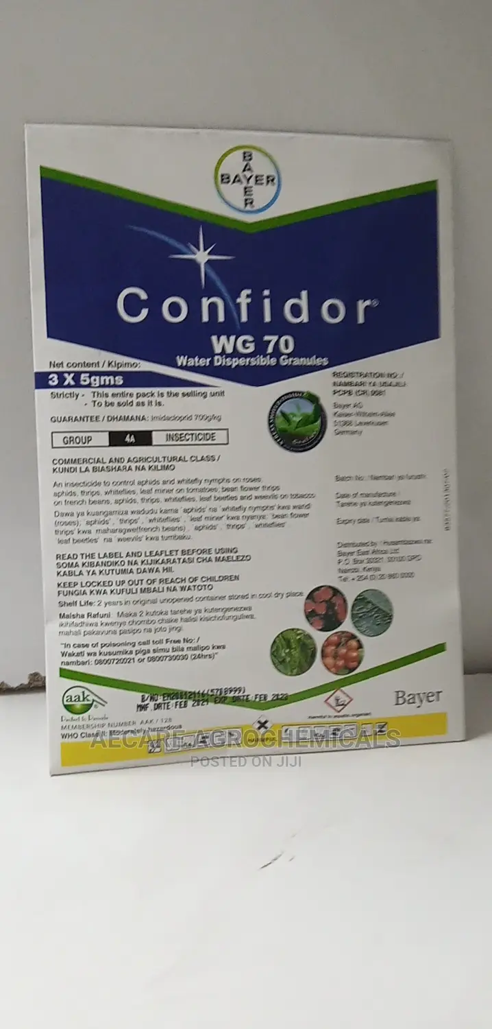 Confidor Wg 70 Insecticide 15grams