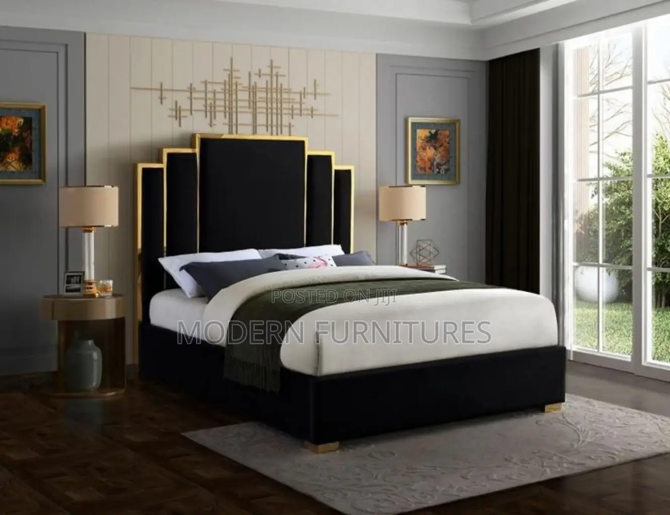 5/6 Bed,Hardwood Bed/Modern Bed
