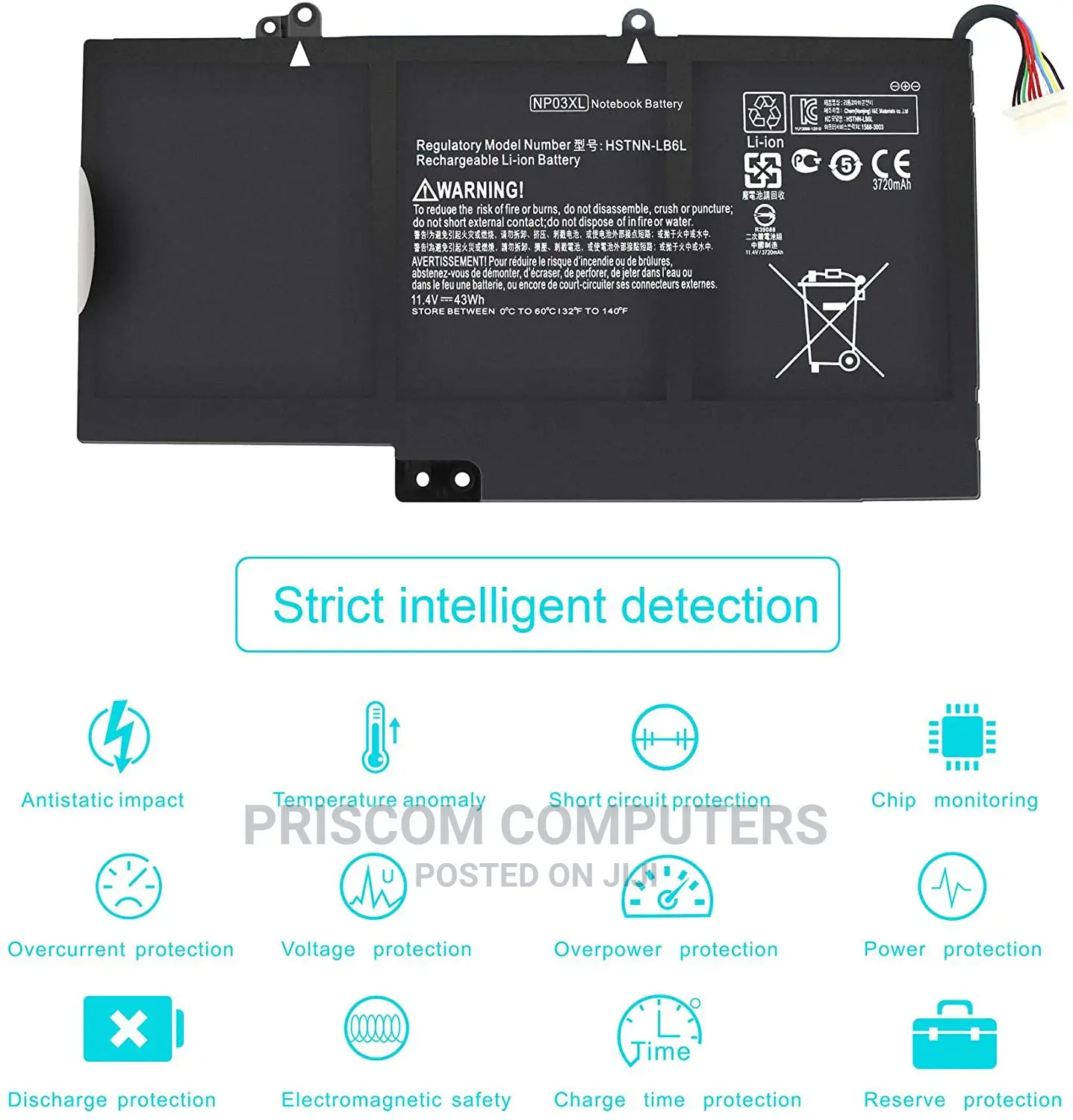 Hp Pavilion X360 Laptop Battery