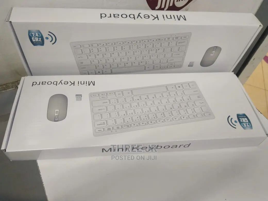 Wireless Keyboard Mouse With Numbers