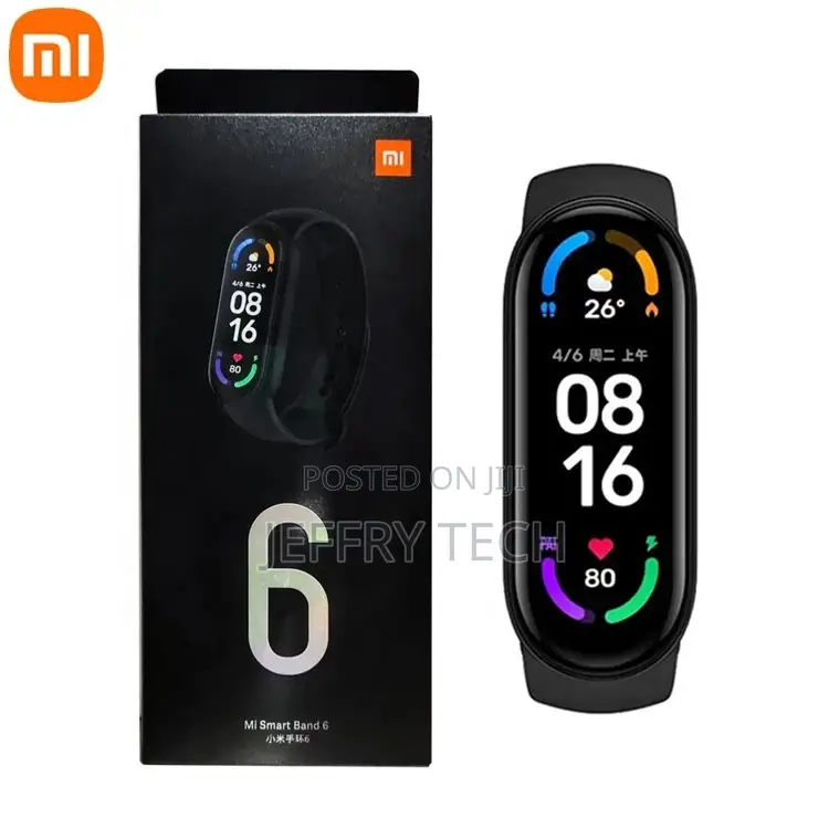 Xiomi Mi Band6 Wristband Blood Pressure Bt 5.0 5ATM Waterpro