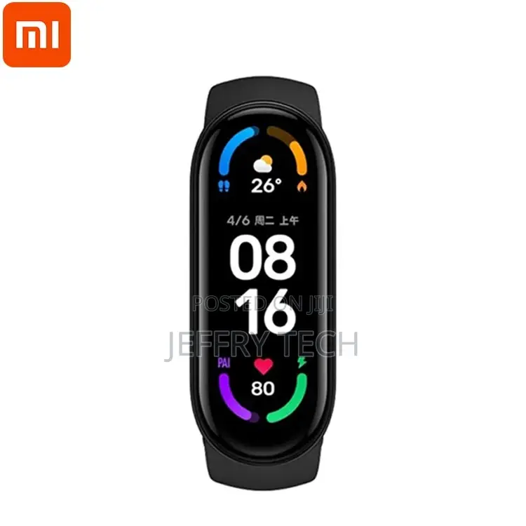Xiomi Mi Band6 Wristband Blood Pressure Bt 5.0 5ATM Waterpro