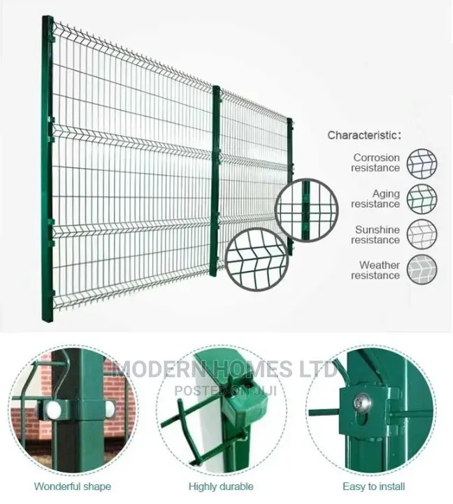 Garden Welded Wire Mesh Fence Supply and Fix