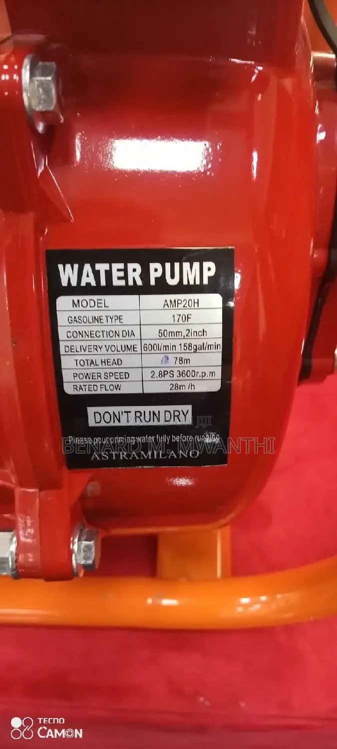 Astromilano High Pressure Water Pump