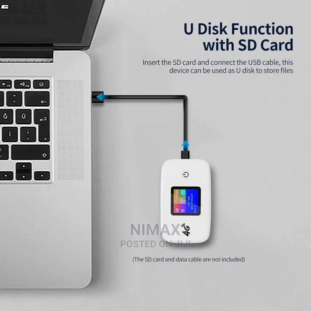 4G LTE Wireless Router - Wifi Router With 2400mah Battery
