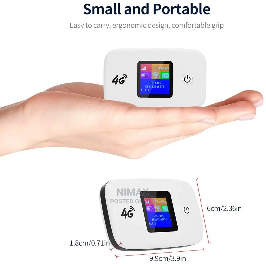 4G LTE Wireless Router - Wifi Router With 2400mah Battery