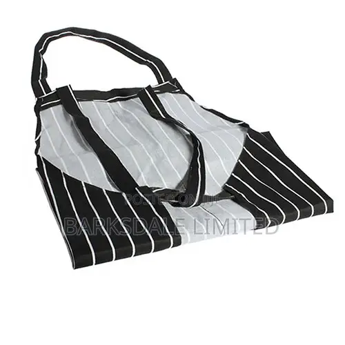 Black and Whitestriped Apron