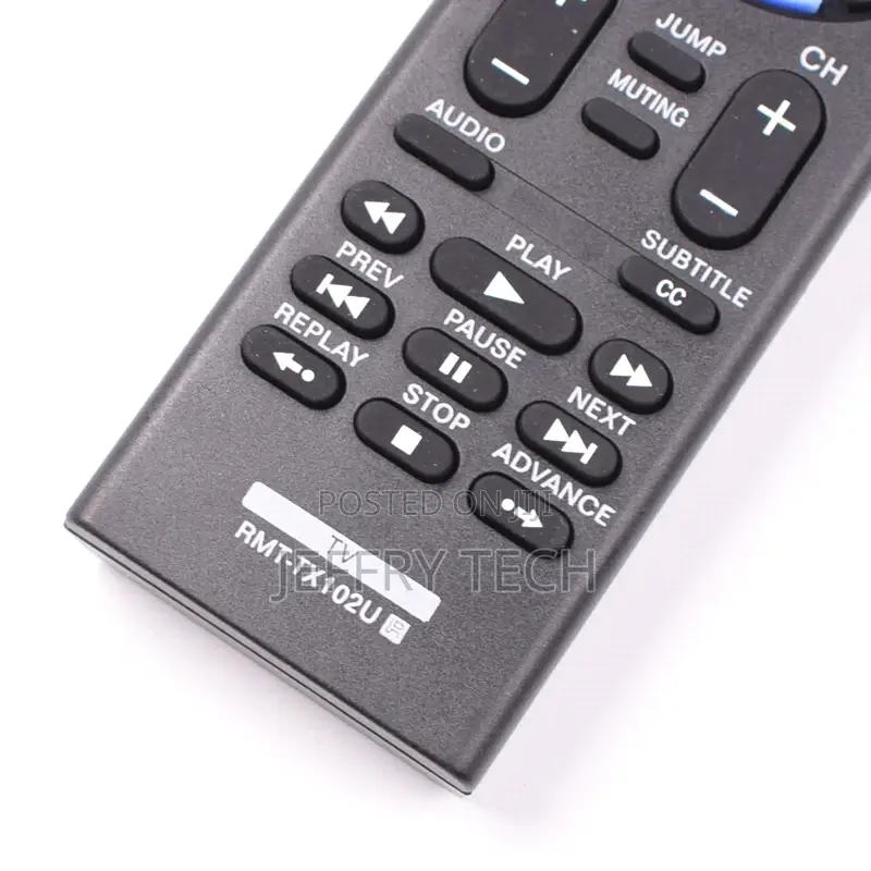 Replacement Remote Control for Sony Smart TV RMT-TX100D RMT-