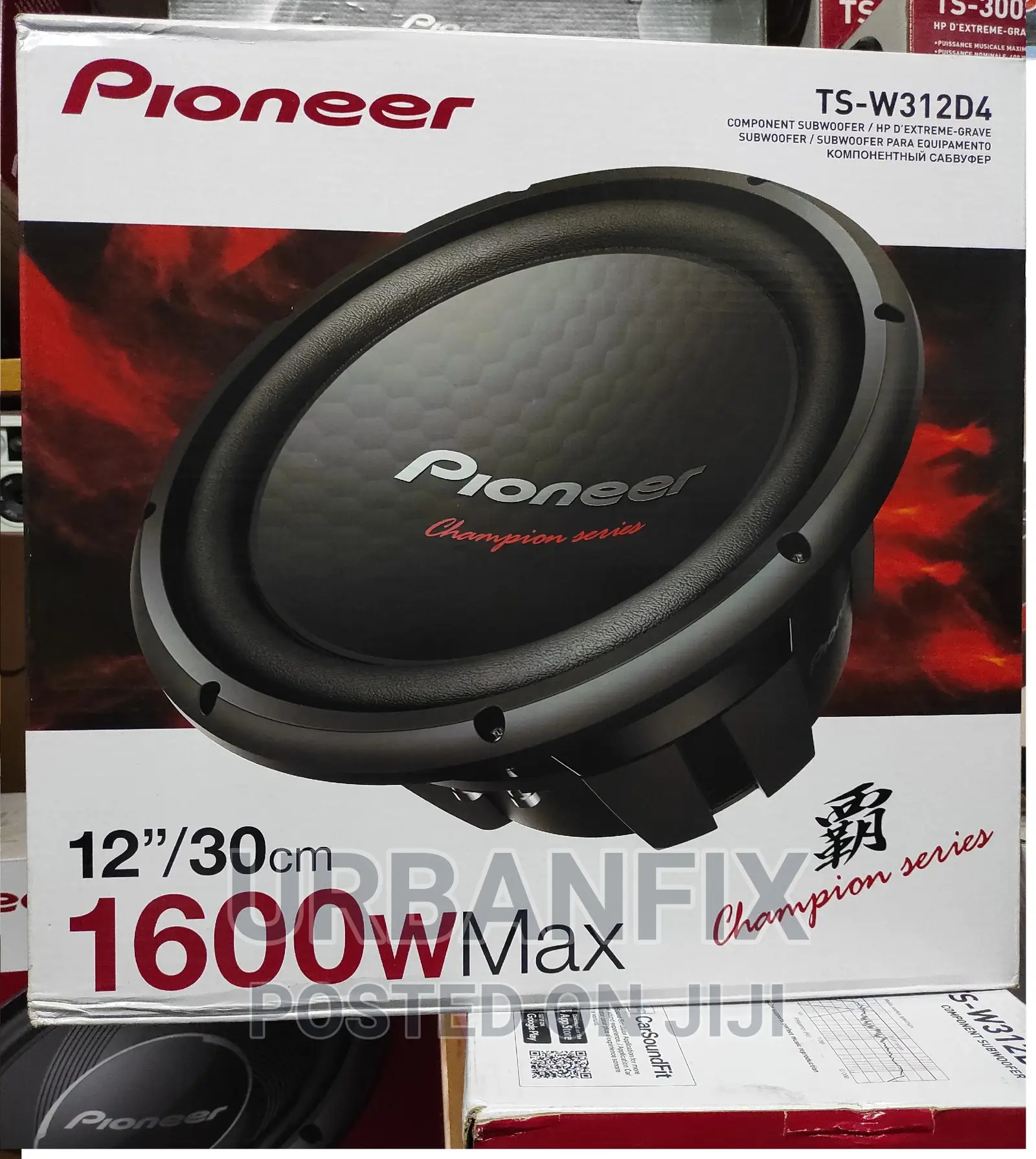 Pioneer Ts-W312d4 1600watts Double Coil Subwoofer Speaker