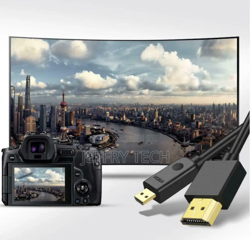 Micro HDMI to HDMI Cable for Gimbal, Hero 7 Black, Canon Cam