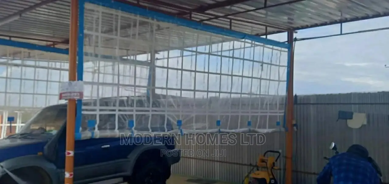 Waterproof Car Wash Partition - PVC Clear Transparent