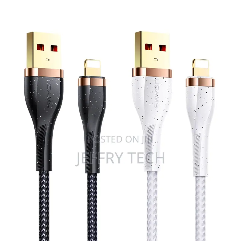 US-SJ487 U64 Lightning Aluminum Alloy Charging Data Cable