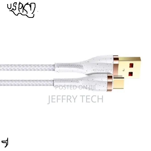 US-SJ488 U64 Type-C Aluminum Alloy Charging Data Cable 3A