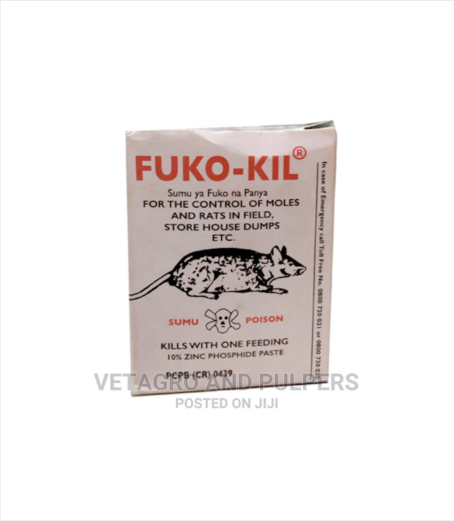 Fuko-Kil 10% – Mouse Rat Paste -100g
