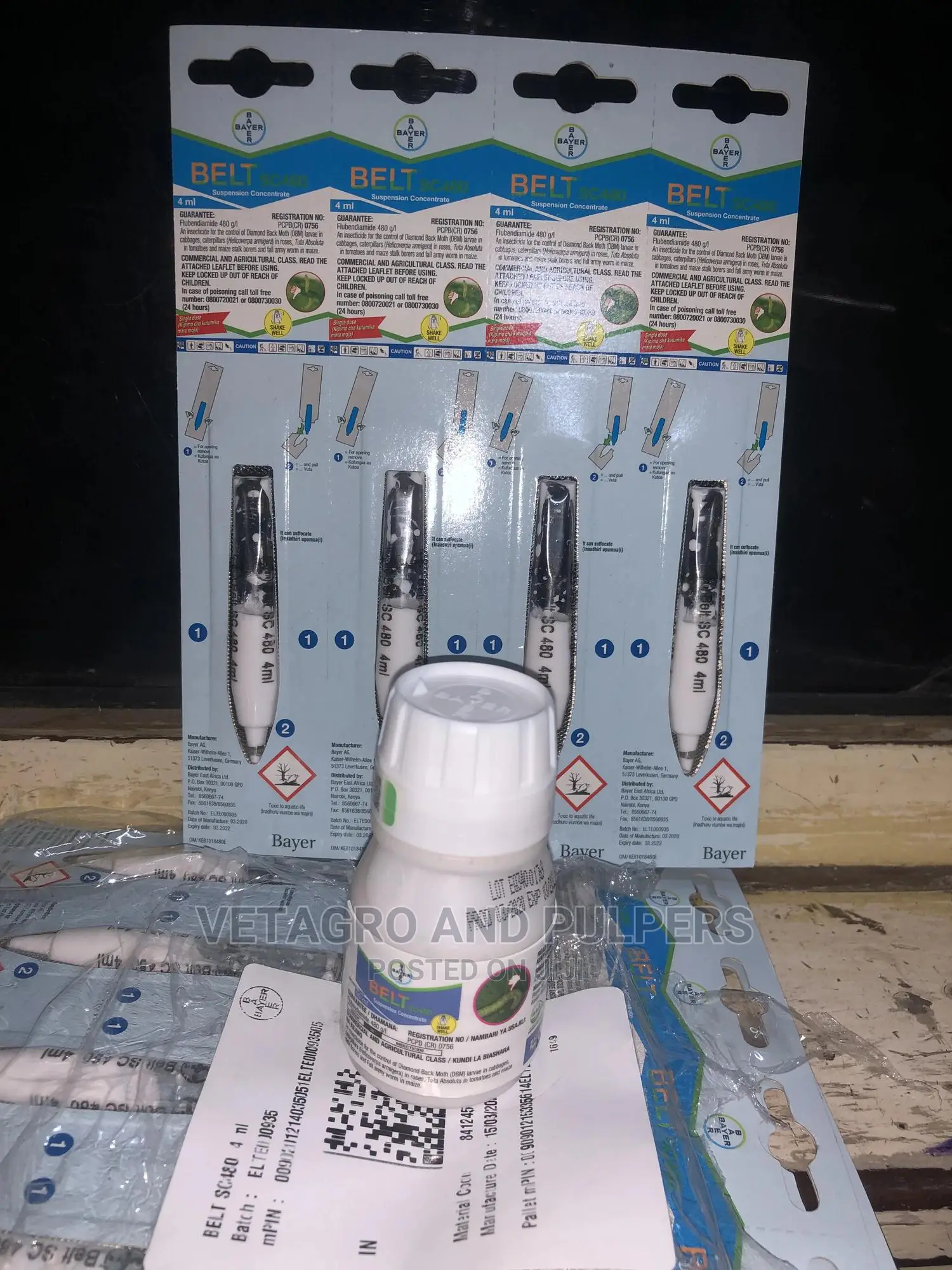 Belt 480 SC Insecticide (4ml to 1litre)