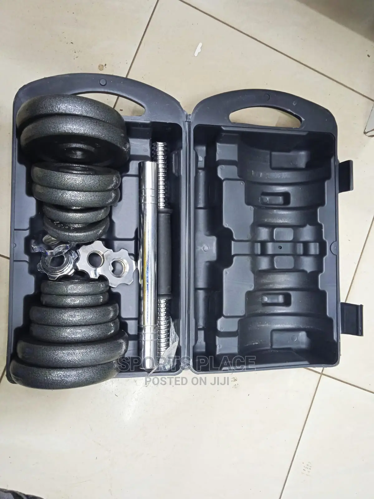 30kg Adjustable Dumbell With Spin Locks