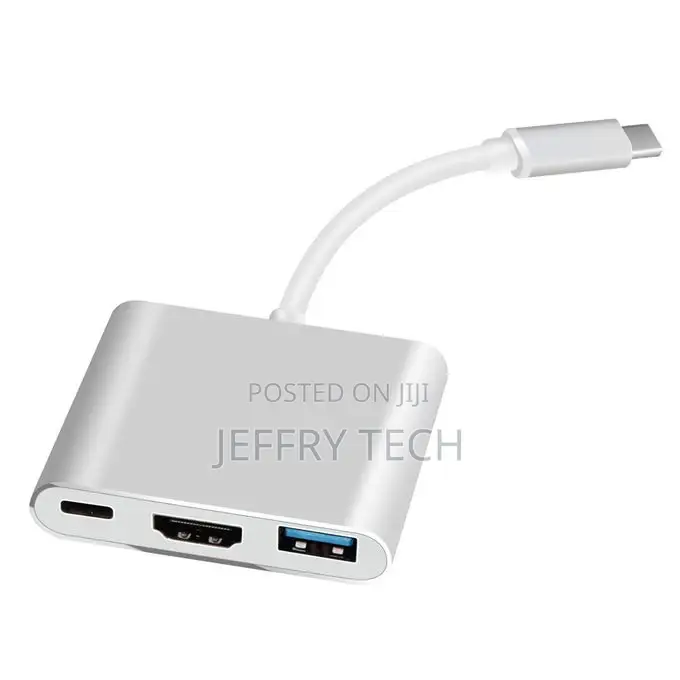 Generic 3 In1 Multiport Type C USB 3.1 Hub USB-C to USB 3.0/