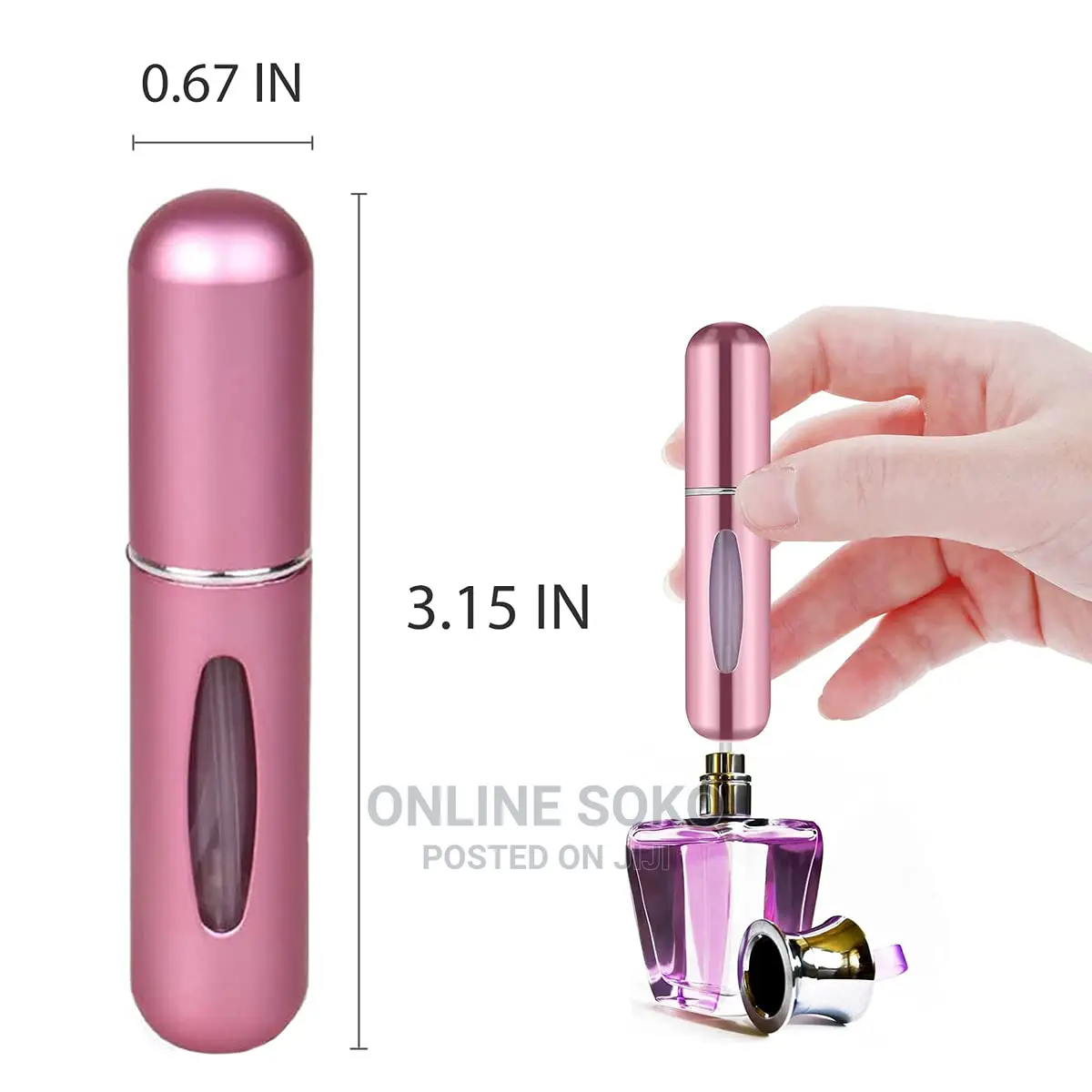 Mini Portable Refillable Cologne Perfume Sprayer Bottles