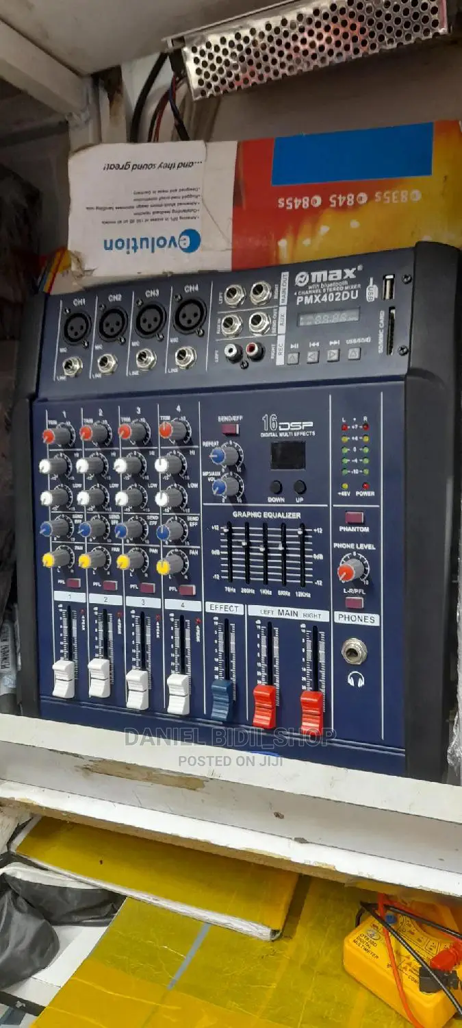 Max 4channel Music Mixer BT/USB