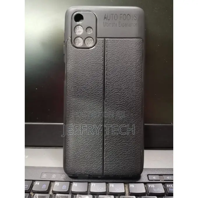 Autofocus Soft Tpu Back Cover for SAMSUNG GALAXY M51 - Black