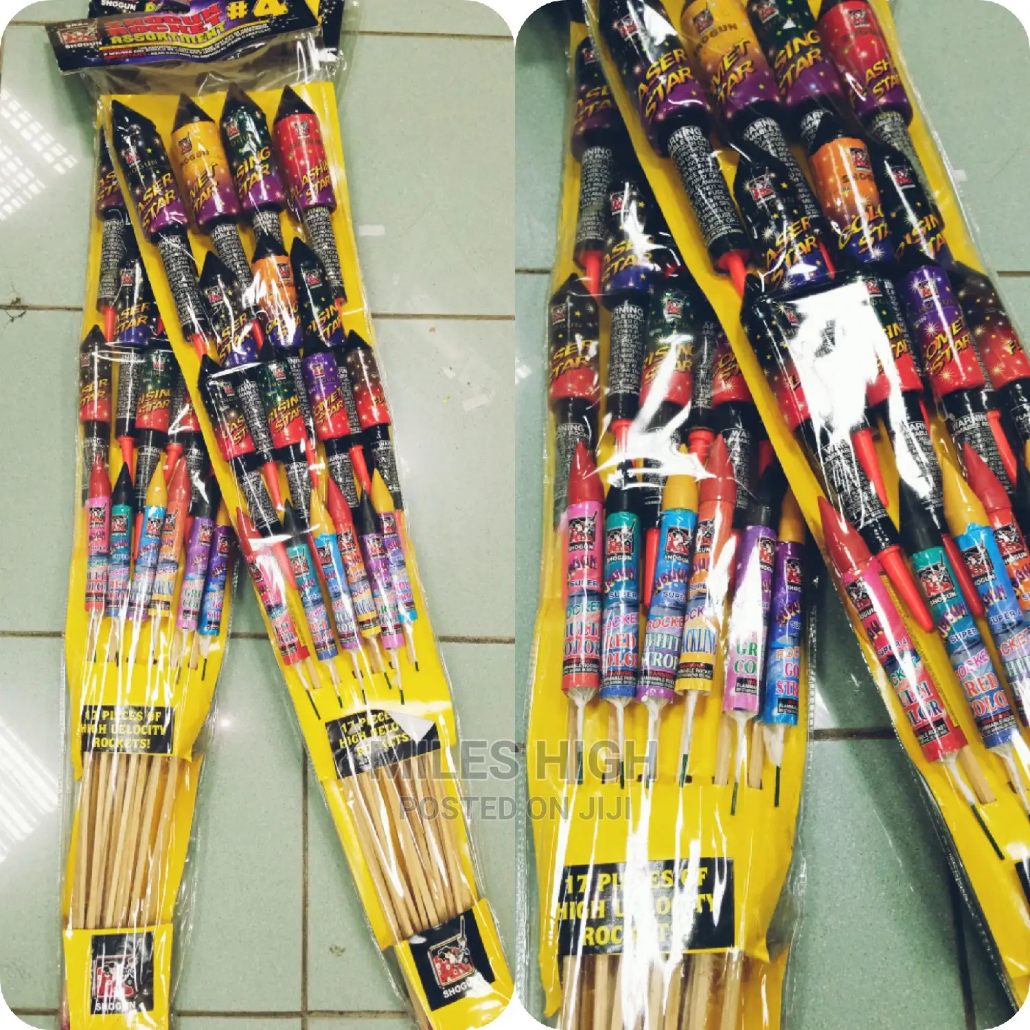 High Velocity Fireworks 17 Pieces