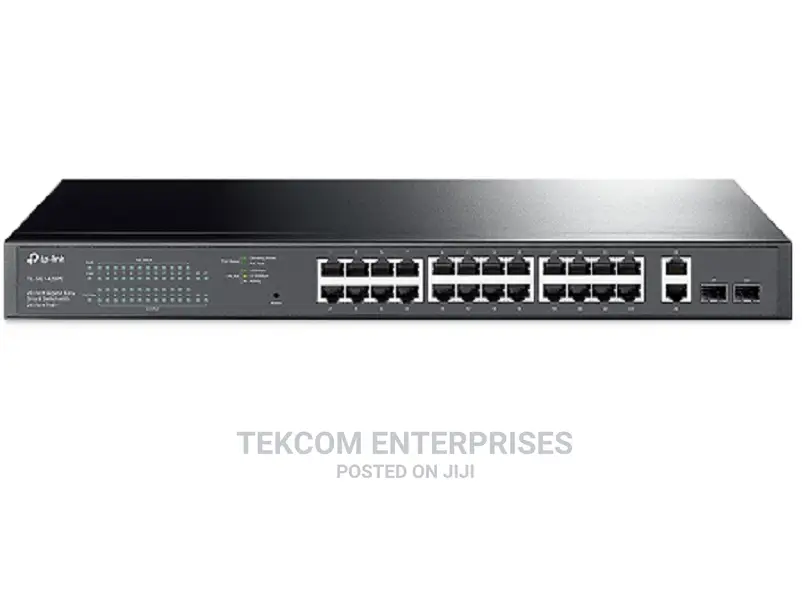 Tp-Link 28-Port Jetstream Gigabit Smart Switch With 24-Port