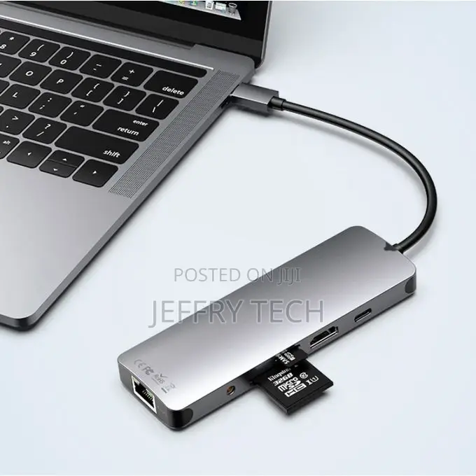 Type-C Docking Station VGA/HDMI/PD Converter 9-In-1 HUB