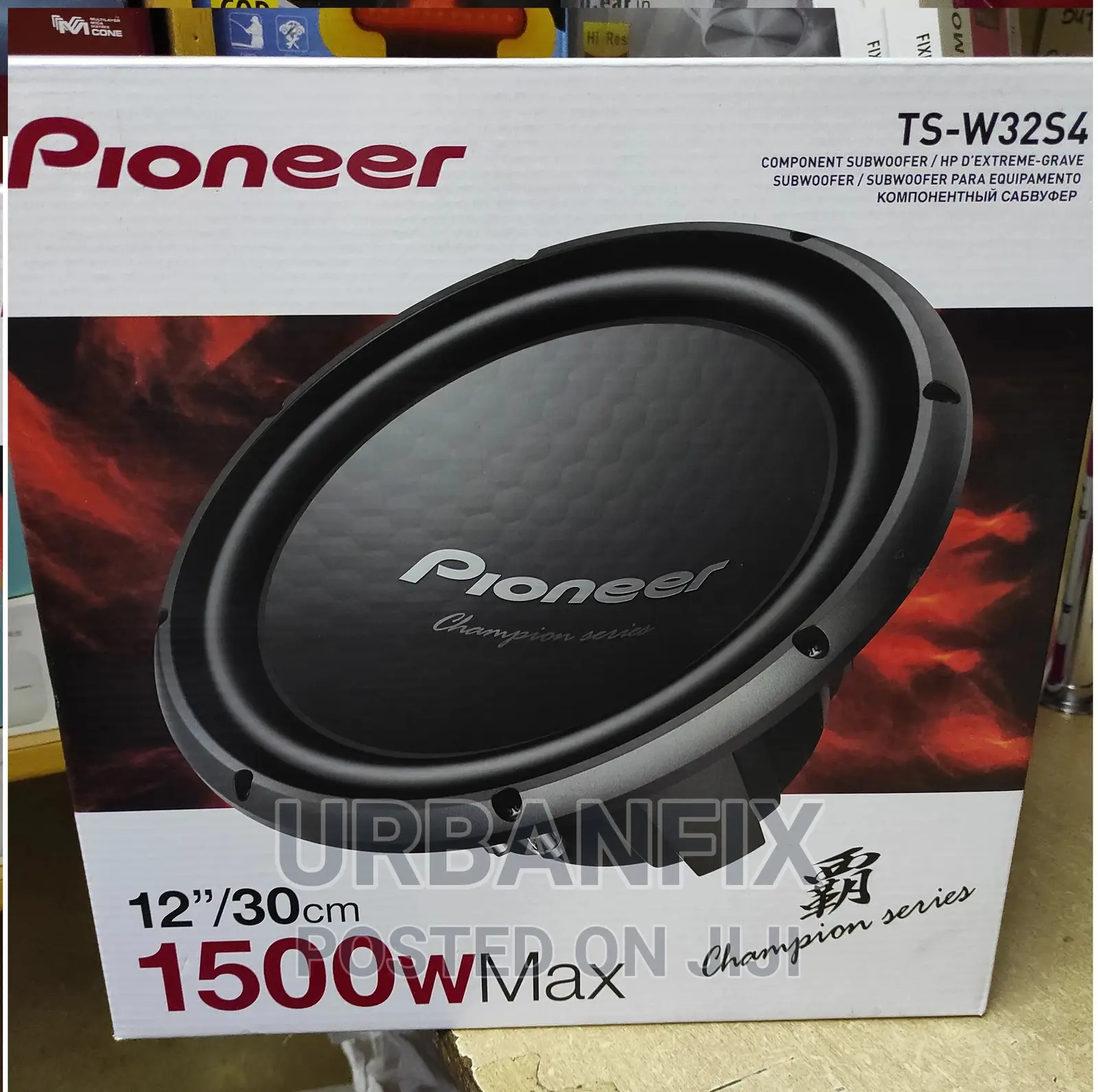 1500watts Pioneer Champion Series Bass Subwoofer