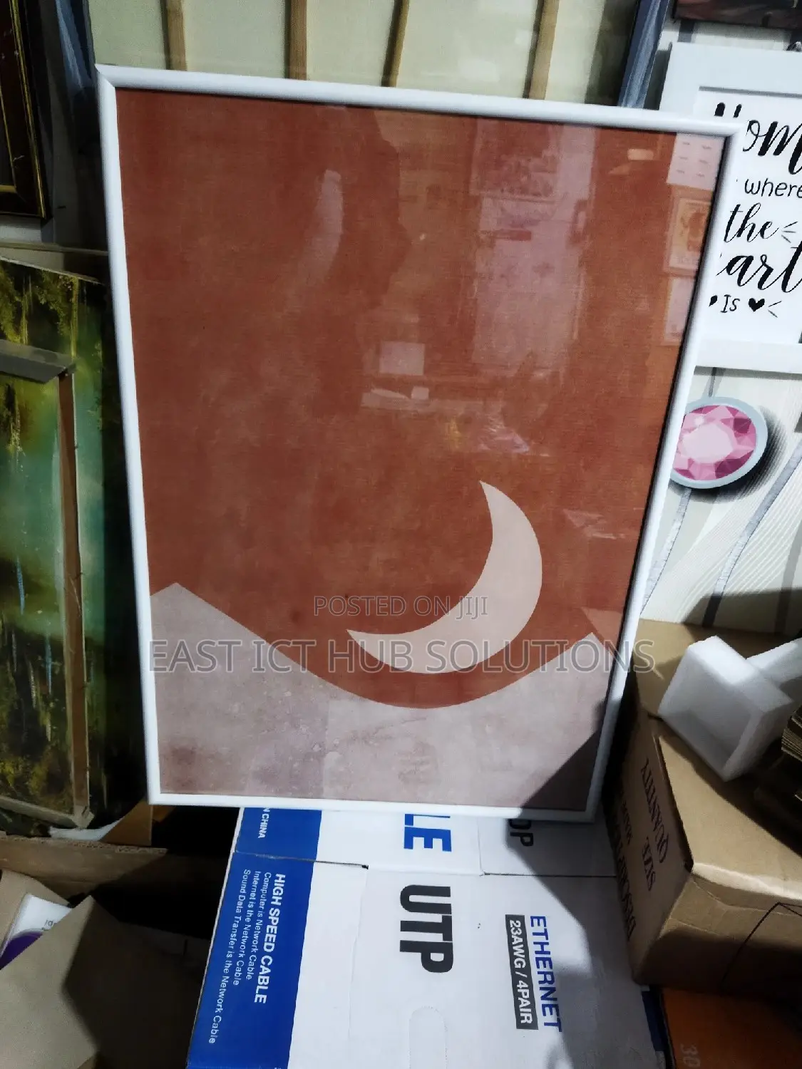 Slim White Frames A2 Size