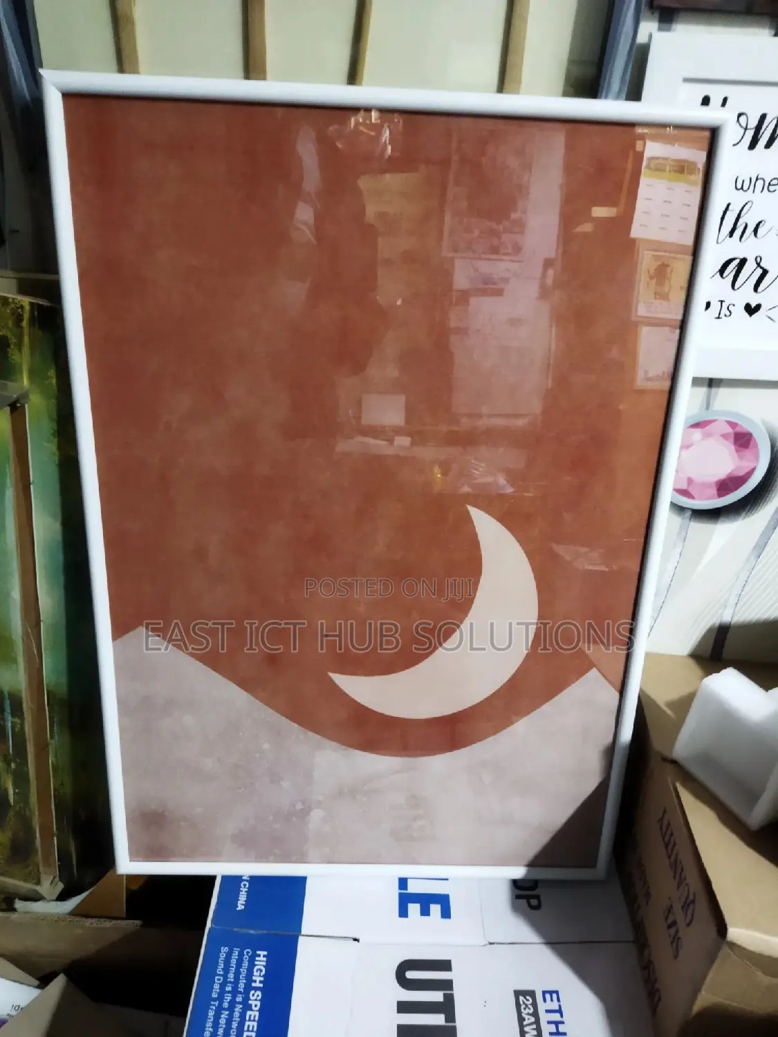 Slim White Frames A2 Size
