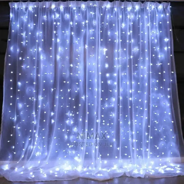 Christmas Cool White 3x3 Curtain LED Lights