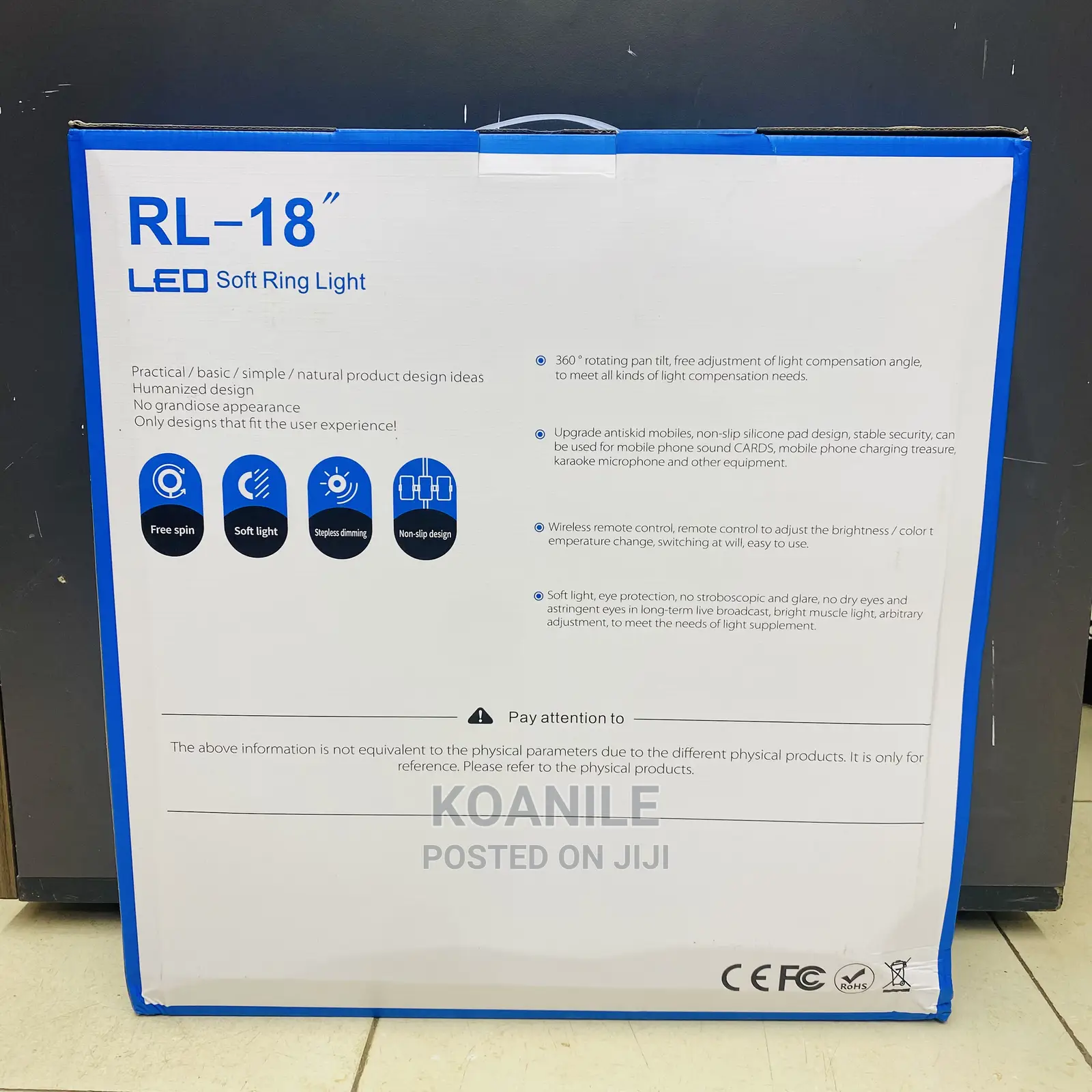 18” Ring Light + Stand(Offer Offer)