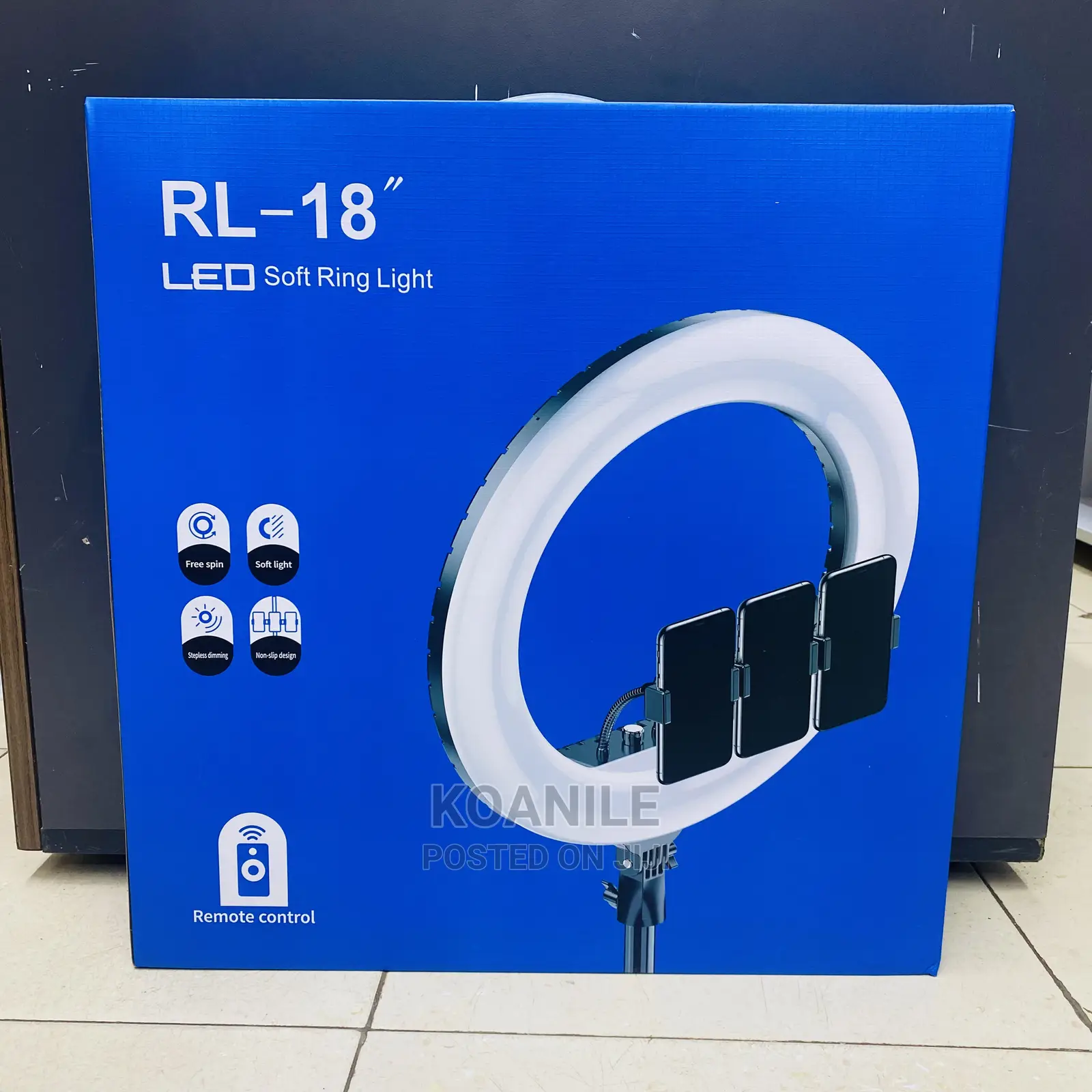 18” Ring Light + Stand(Offer Offer)