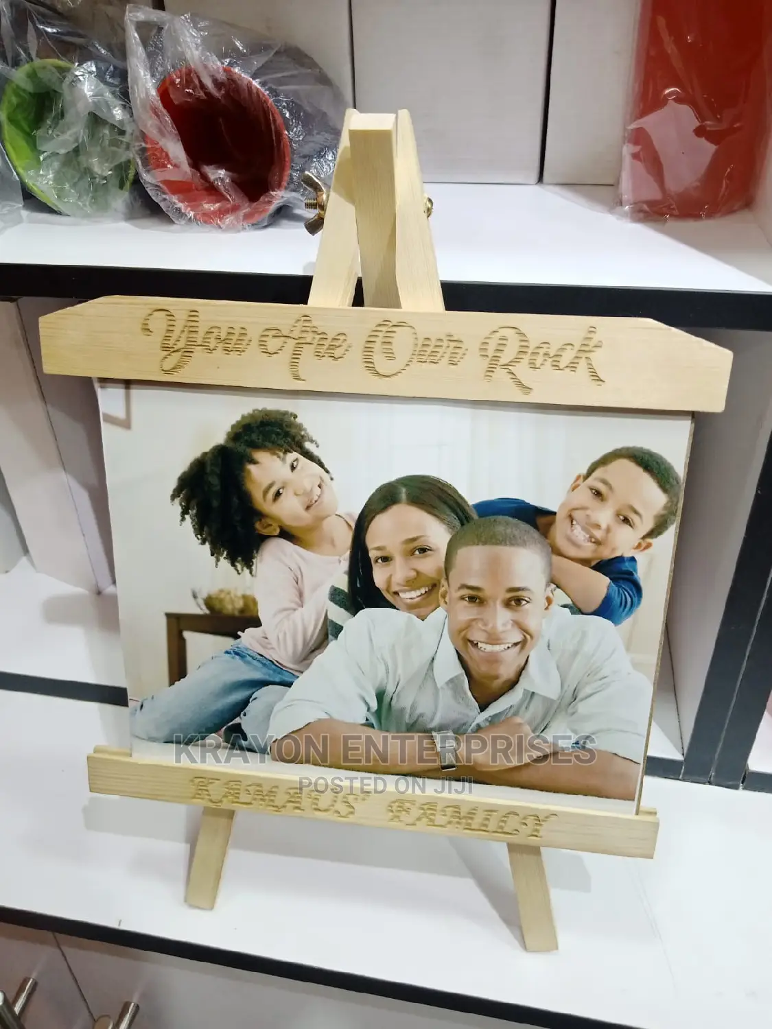 Rocks and Photo Frames