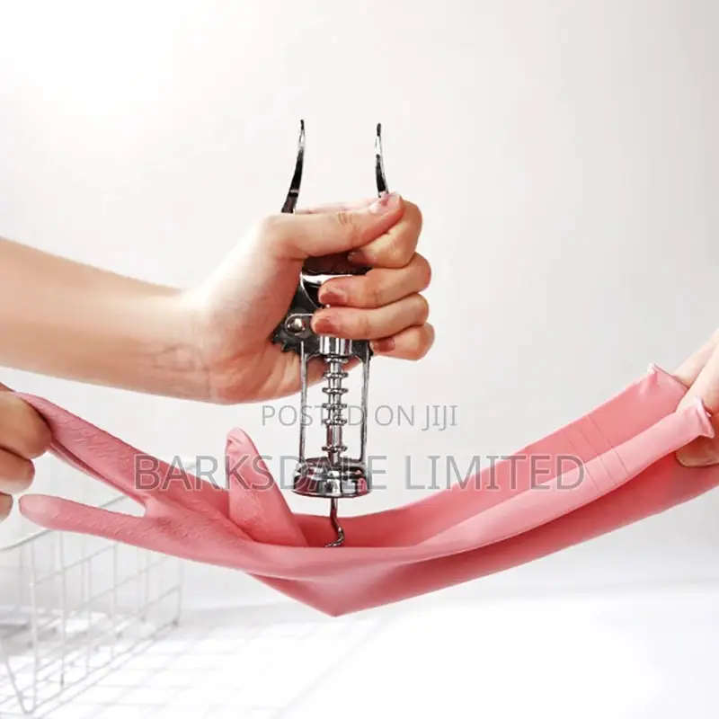 Domestic Silicone Rubber Gloves Latex Silicon Kitchen Pink