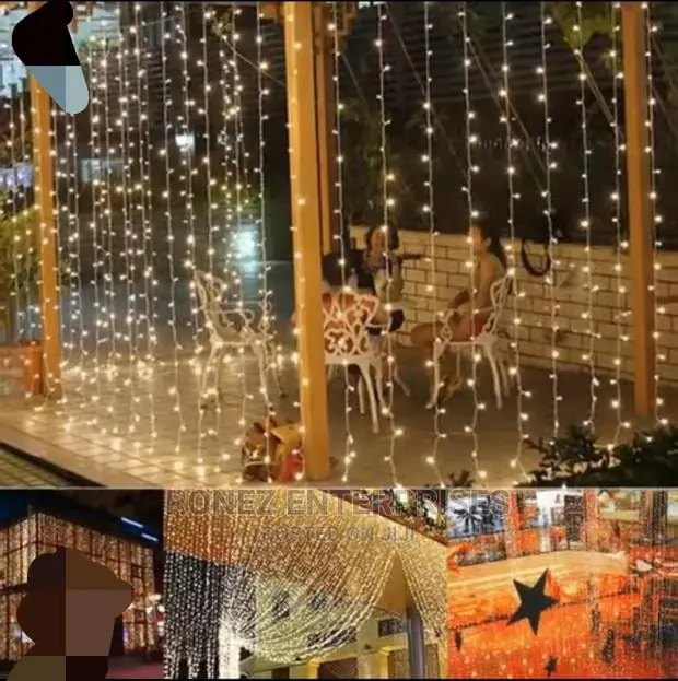 Decoration Lights Curtain 3mtr by 3mtr