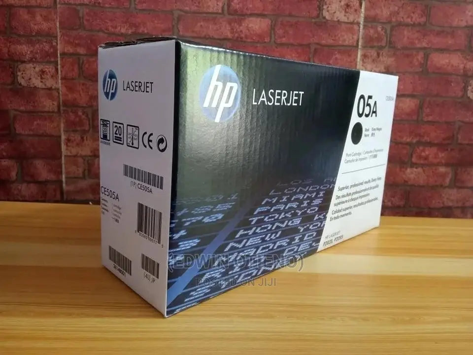 Original HP 05A Black Toner Cartridge, CE505A,