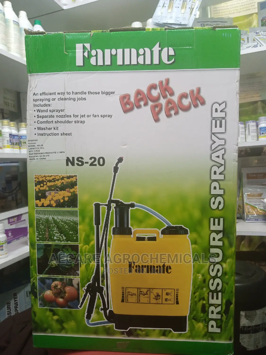 Farmate Knapsack Sprayer 20 Litres
