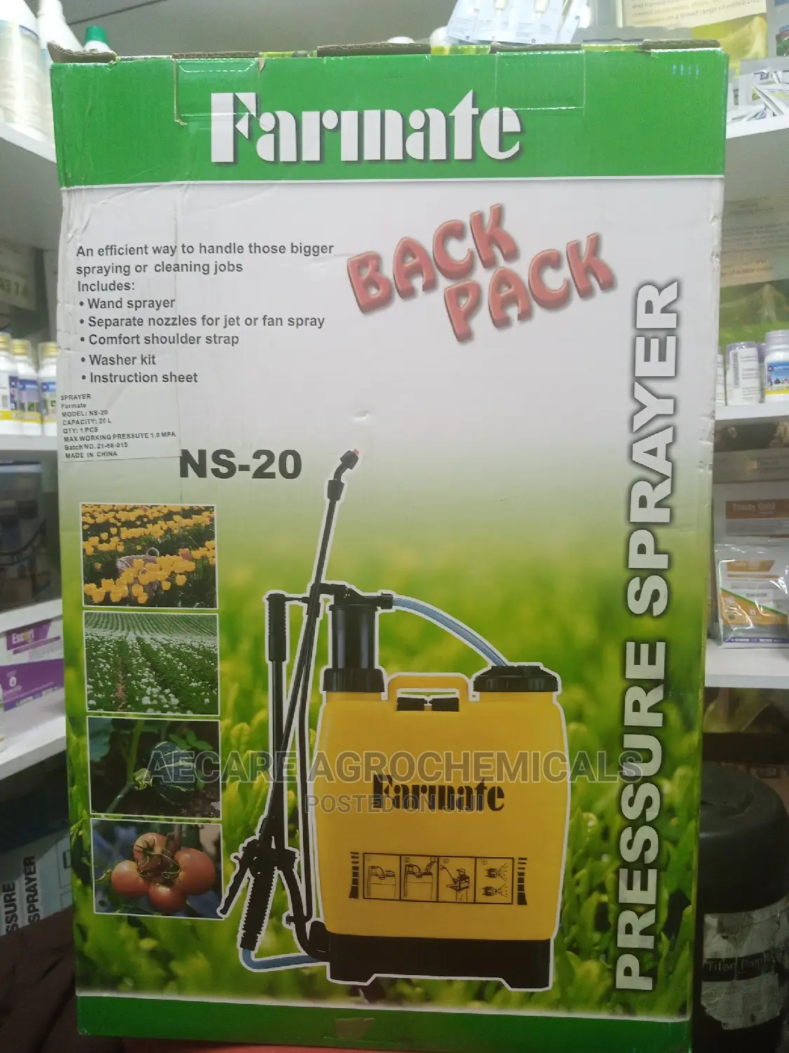 Farmate Knapsack Sprayer 20 Litres