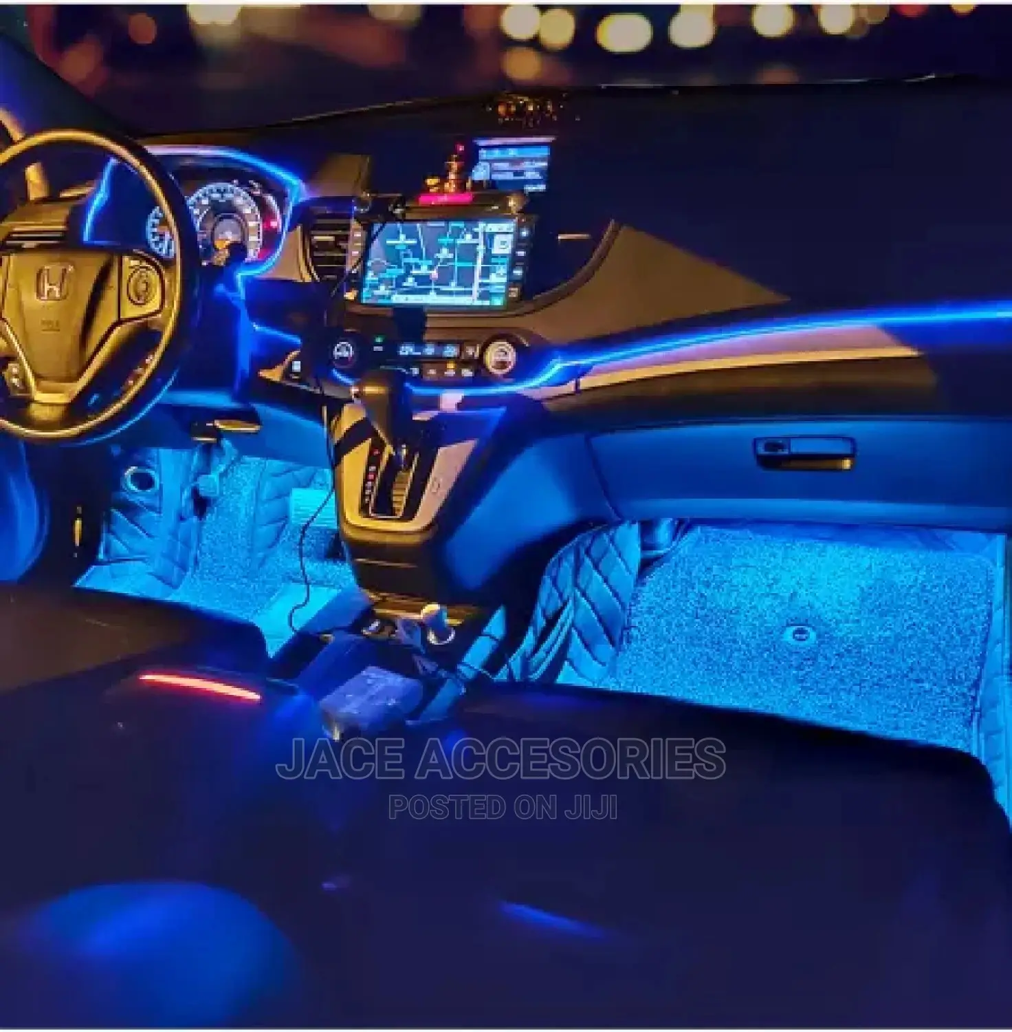 Car Interior Atmospheric Cold Lights