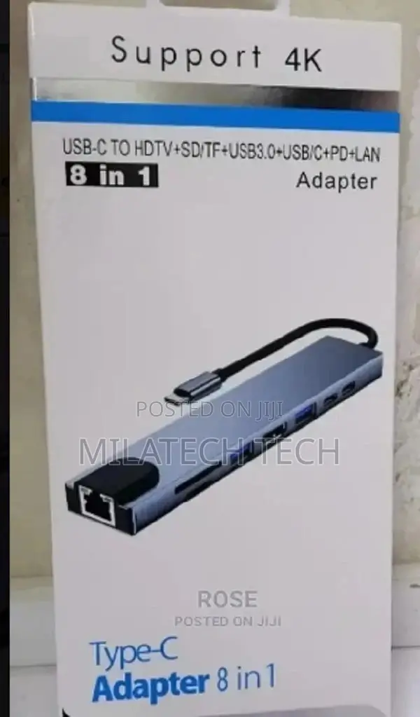 Brand New1 8 in 1 Type C Adapter.