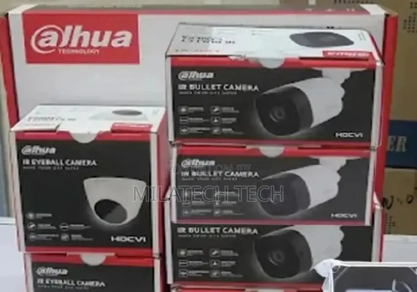 8 Dahua CCTV Cameras Security Surveillance System Kit