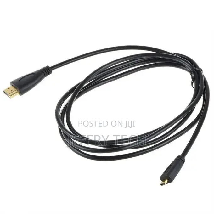 1m 1080P Micro HDMI to HDMI Adapter Cable Cord for Phone Tab