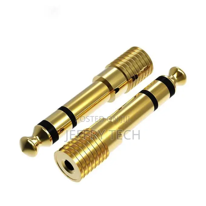 Gold-Plated 6.35mm 1/4 Inch Jack to 3.5mm Male Stereo Headph