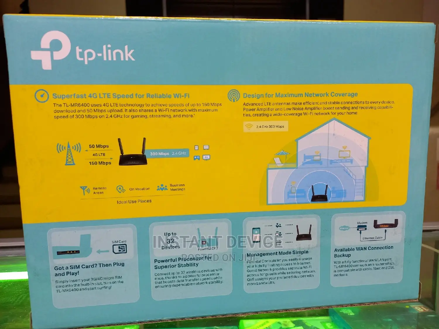 Tplink Sim Card 4G Router