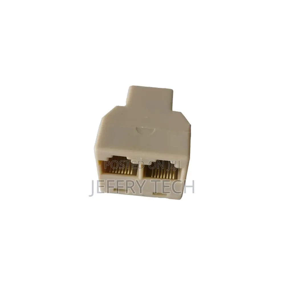 RJ45 Ethernet LAN Network Y Splitter Double Adapter Cable Co
